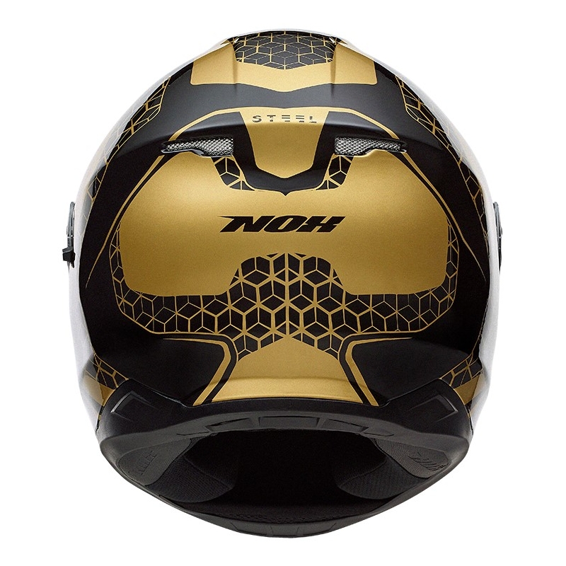 Integrálna prilba na motocykel NOX N301 Steel čierno-zlatá