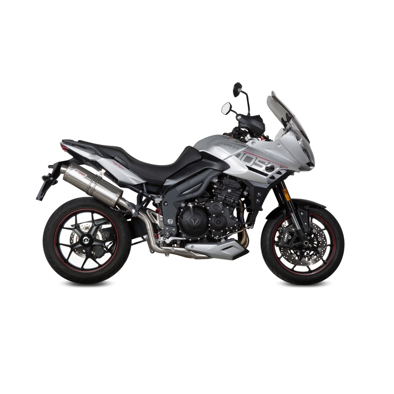 Koncovka výfuku STORM OVAL nerez pre TRIUMPH Tiger 1050 Sport 2017-2021