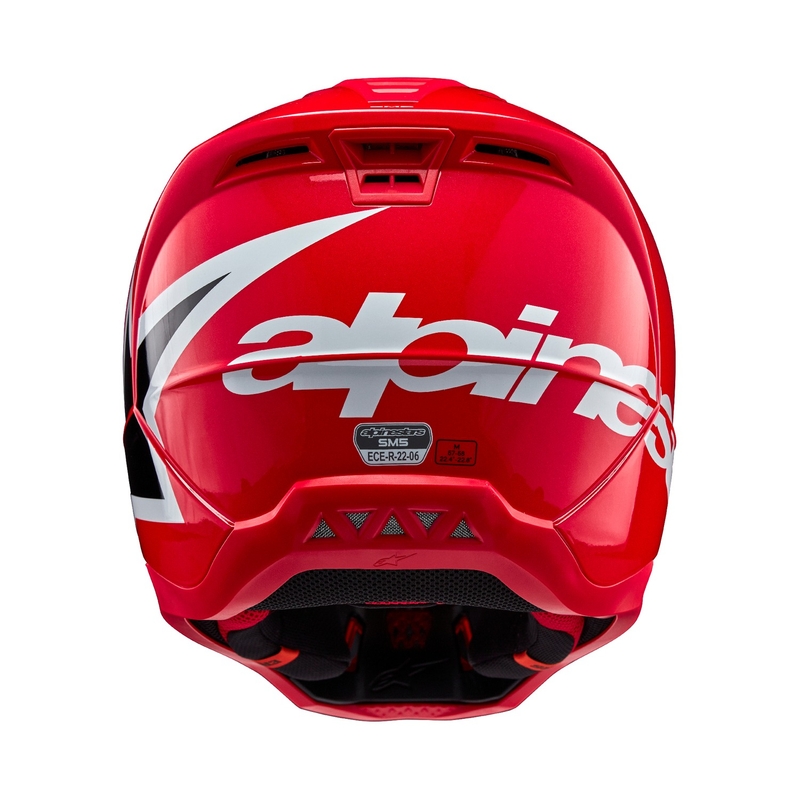 Motokrosová prilba Alpinestars S-M5 Corp červená