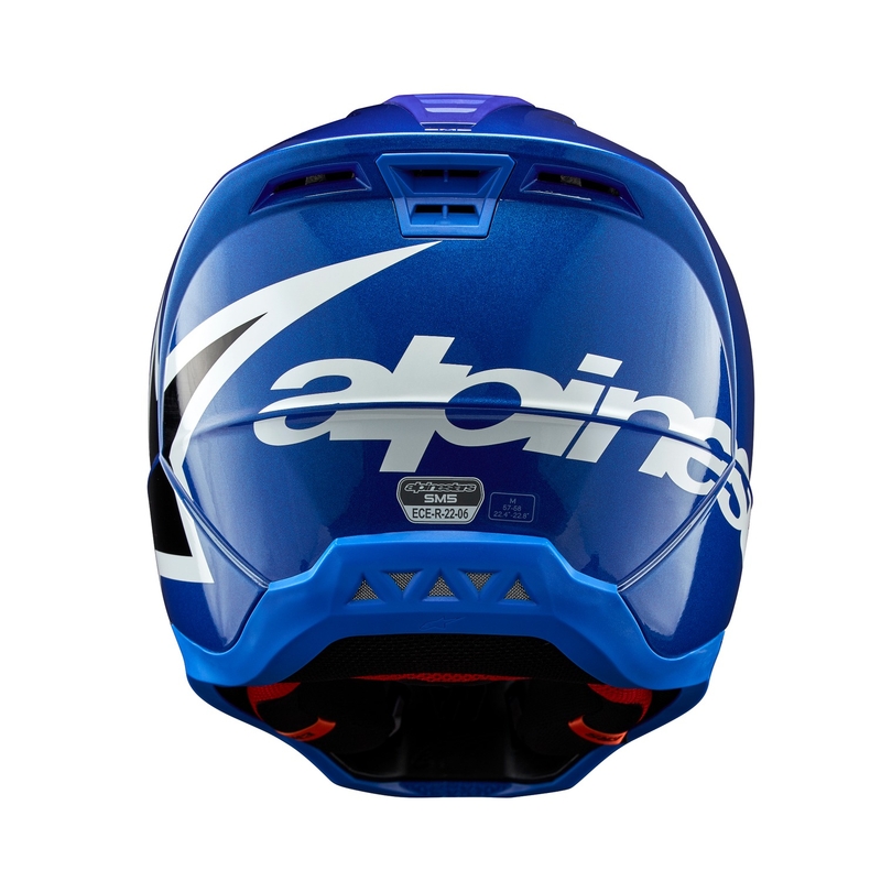 Motokrosová prilba Alpinestars S-M5 Corp modrá