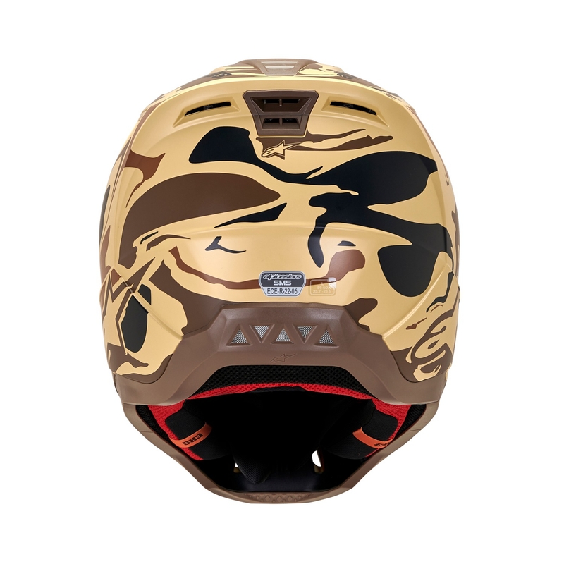 Motokrosová prilba Alpinestars S-M5 Mineral matná tmavo hnedá camo