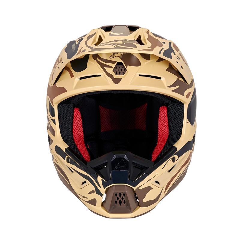 Motokrosová prilba Alpinestars S-M5 Mineral matná tmavo hnedá camo