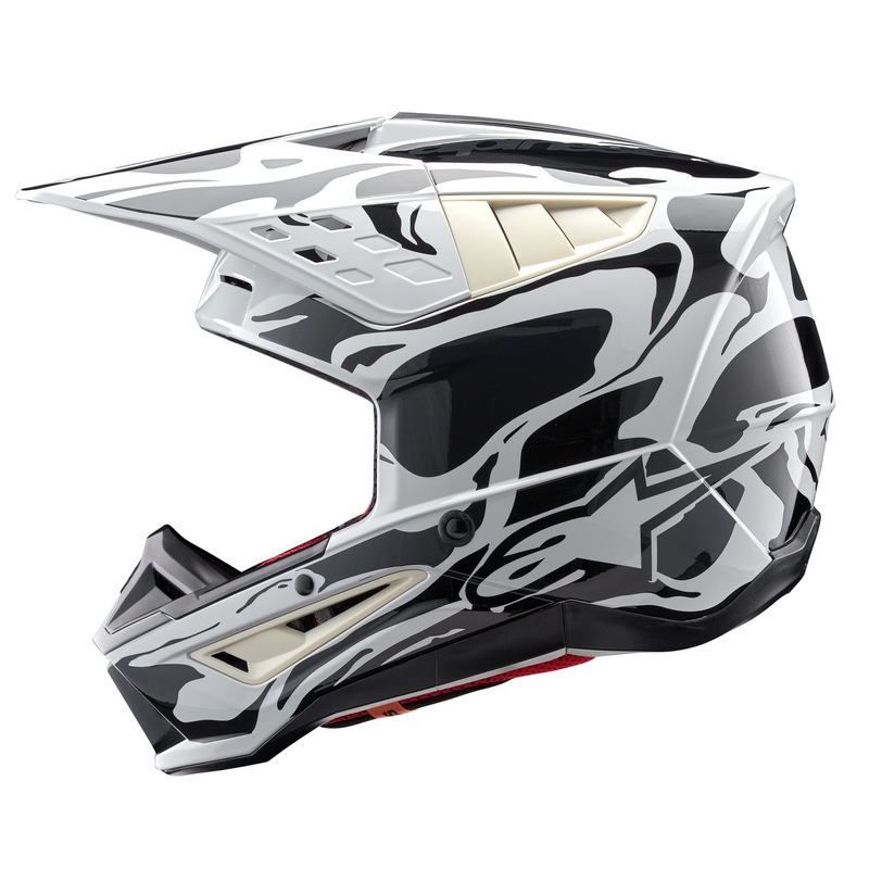 Motokrosová prilba Alpinestars S-M5 Mineral sivá camo