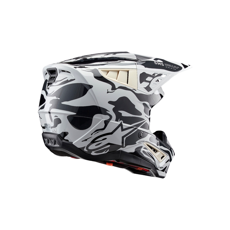 Motokrosová prilba Alpinestars S-M5 Mineral sivá camo