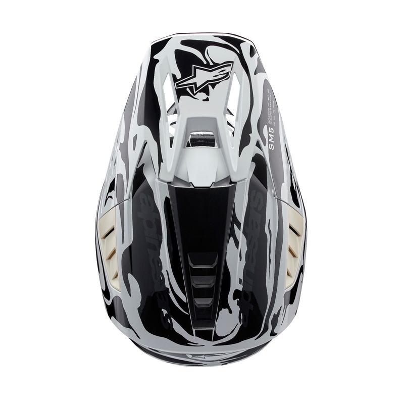 Motokrosová prilba Alpinestars S-M5 Mineral sivá camo