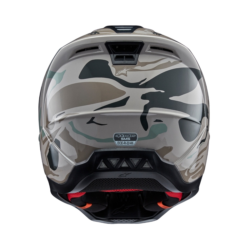 Motokrosová prilba Alpinestars S-M5 Mineral šedo-zelená camo