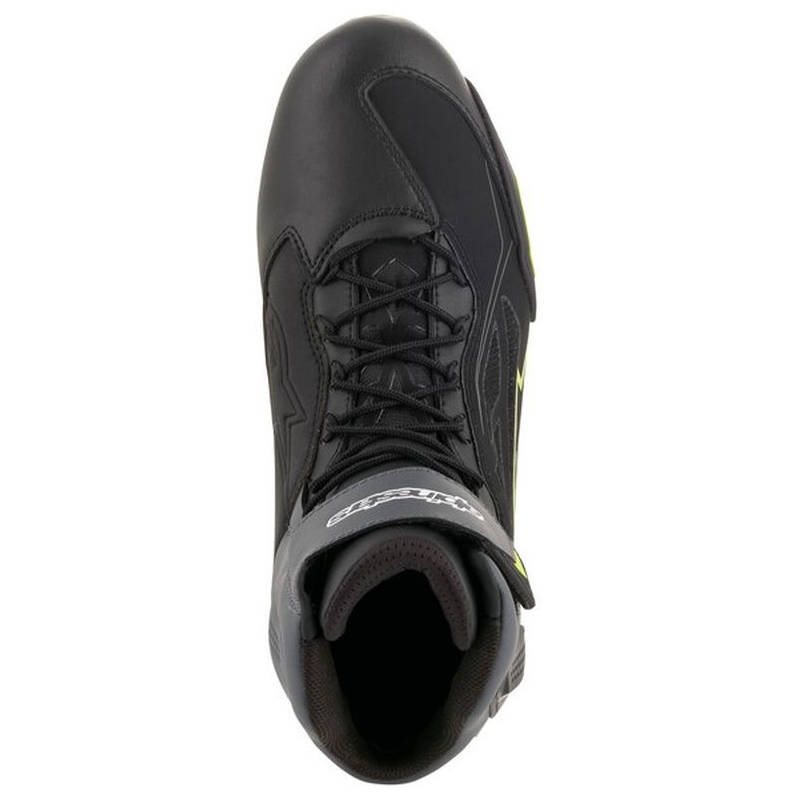 Topánky na motorku Alpinestars Faster-3 Drystar čierno-šedo-fluo žlté