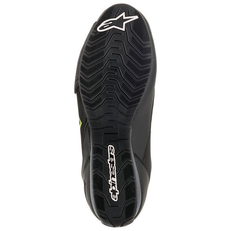 Topánky na motorku Alpinestars Faster-3 Drystar čierno-šedo-fluo žlté