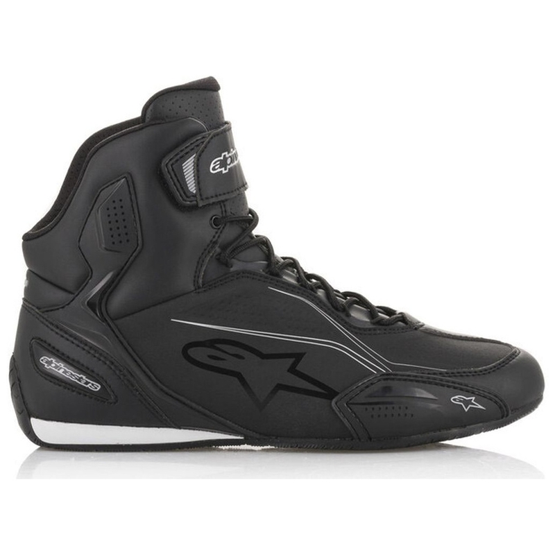 Dámske topánky na motorku Alpinestars Stella Faster čierno-strieborné