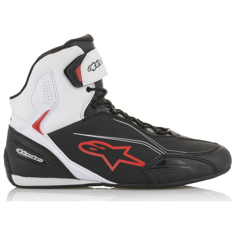Topánky na motorku Alpinestars Faster-3 čierno-bielo-červené