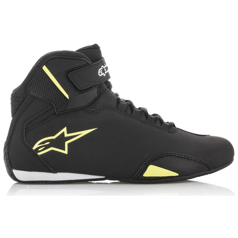 Topánky na motorku Alpinestars Sektor čierno-fluo žlté