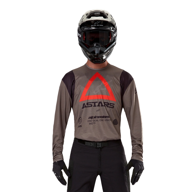 Motokrosový dres Alpinestars Techdura hnedý