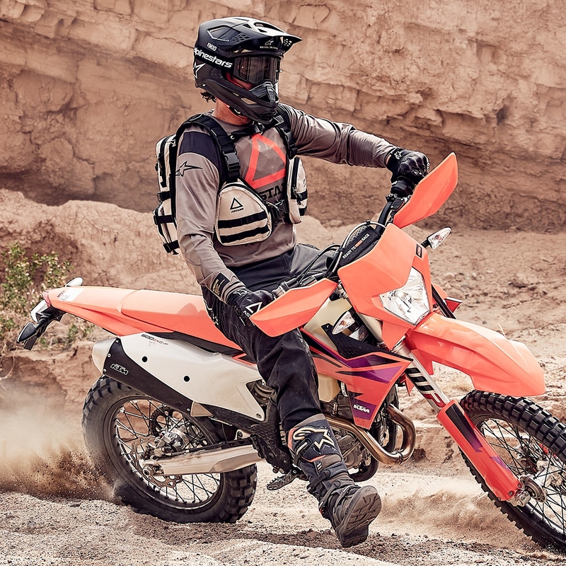 Motokrosový dres Alpinestars Techdura hnedý