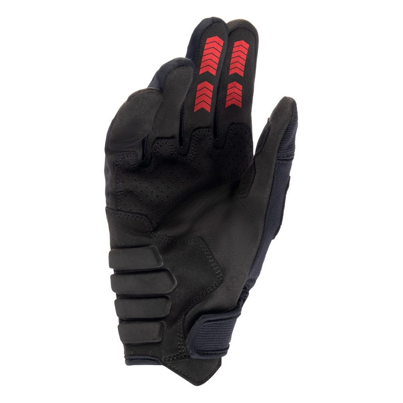 Motokrosové rukavice Alpinestars Techdura čierno-červené
