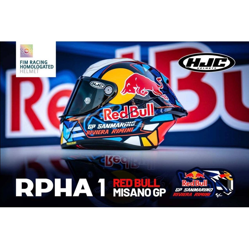 Integrálna helma na motorku HJC RPHA Redbull Misano GP MC21 multicolor