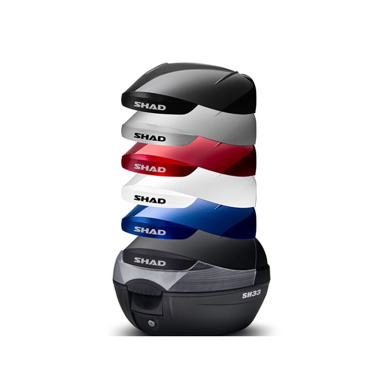 Topcase - s farebným krytom SHAD SH33 biela
