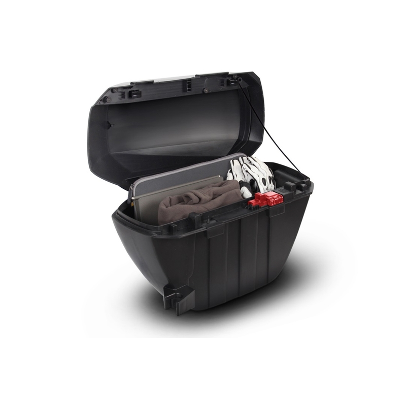 Bočné  kufre  s farebným krytom SHAD SH23 titánová  farba