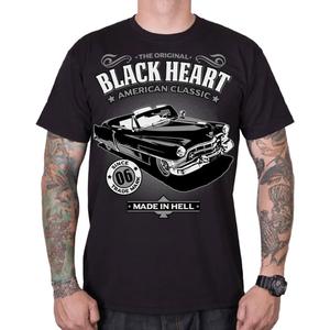 Tričko Black Heart Cadillac čierne