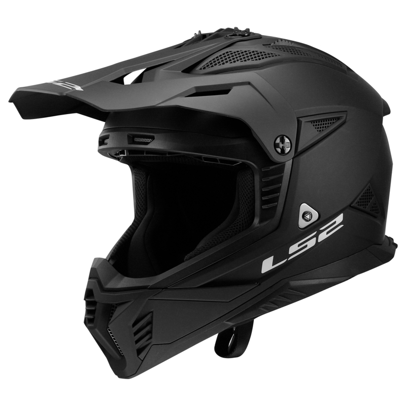 Motokrosová prilba LS2 MX708 Fast II Solid matná čierna
