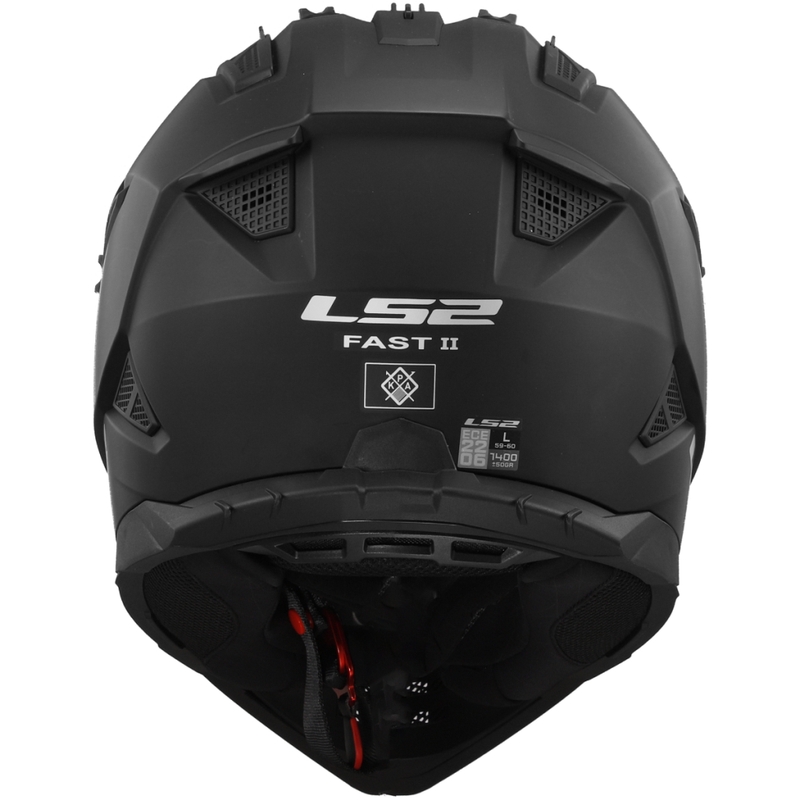 Motokrosová prilba LS2 MX708 Fast II Solid matná čierna