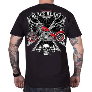 Tričko Black Heart Rock Iron čierne