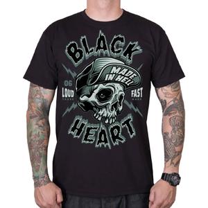 Tričko Black Heart Spike čierne