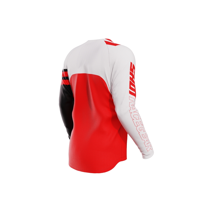 Detský motokrosový dres Shot Rush červený výpredaj