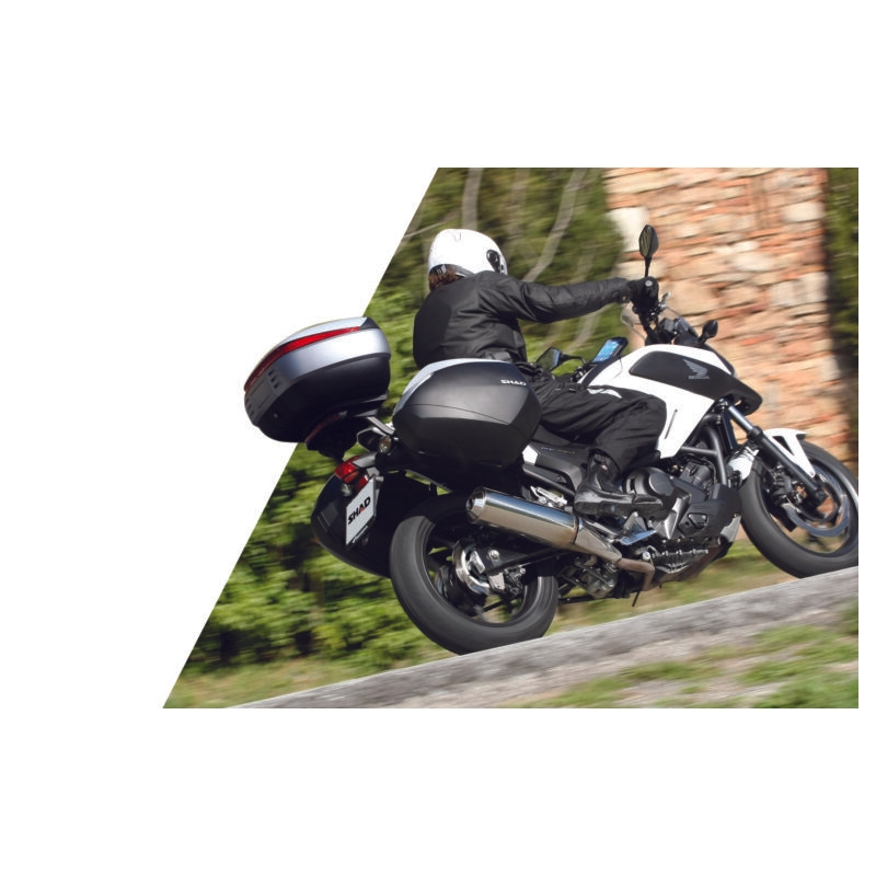Vrchný kufor na motorku SHAD SH50 čierna