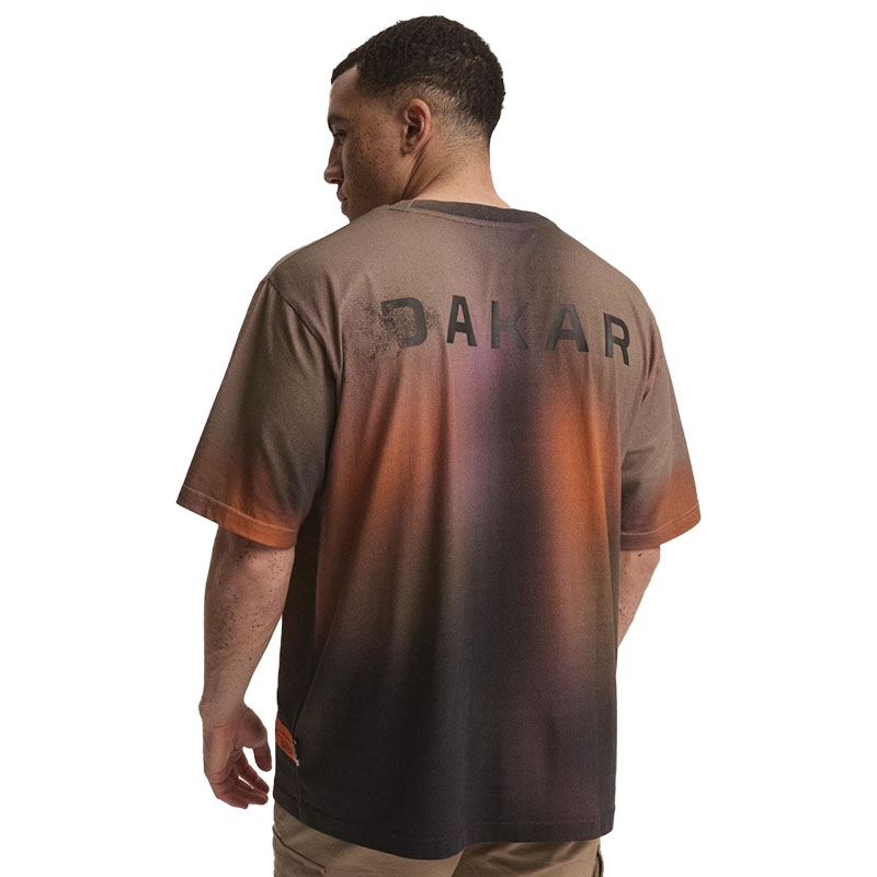 Tričko Dakar DES 5 hnedá camo