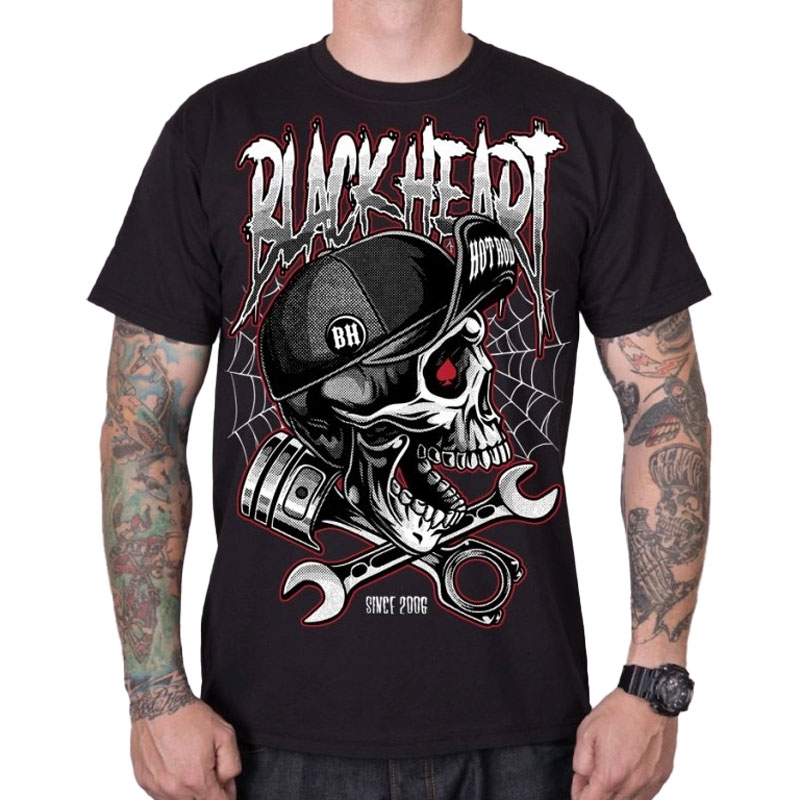 Tričko Black Heart Riot čierne