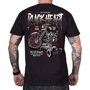 Tričko Black Heart Machines čierne