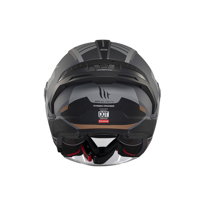Otvorená prilba MT Cosmo SV Cruiser matná šedo-čierna