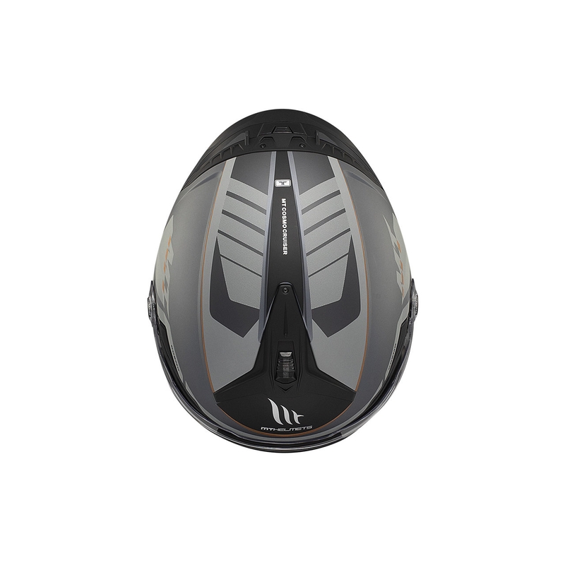 Otvorená prilba MT Cosmo SV Cruiser matná šedo-čierna