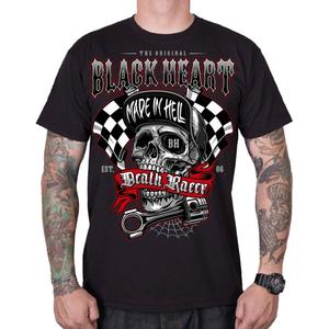 Tričko Black Heart Death Racer čierne