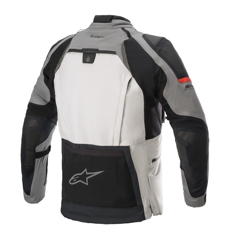 Bunda na motorku Alpinestars Boulder Gore-Tex tmavo-svetlo šedá