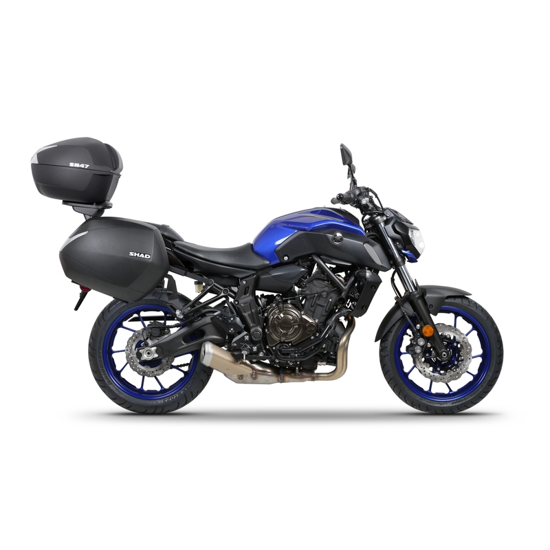 Vrchný kufor na motorku SHAD SH47 Čierna/biela
