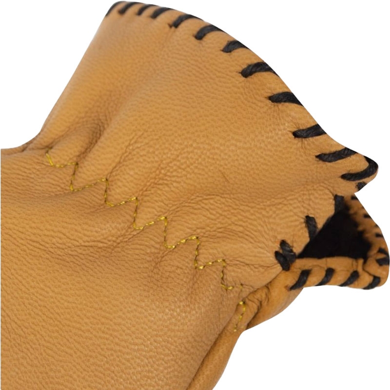 Rukavice na chopper Black Heart Skull Gloves hnedé