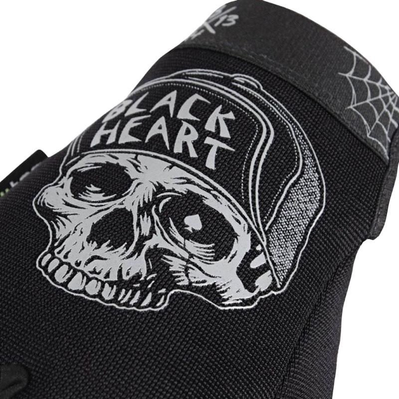Rukavice na chopper Black Heart W-TEC Garage Built čierne