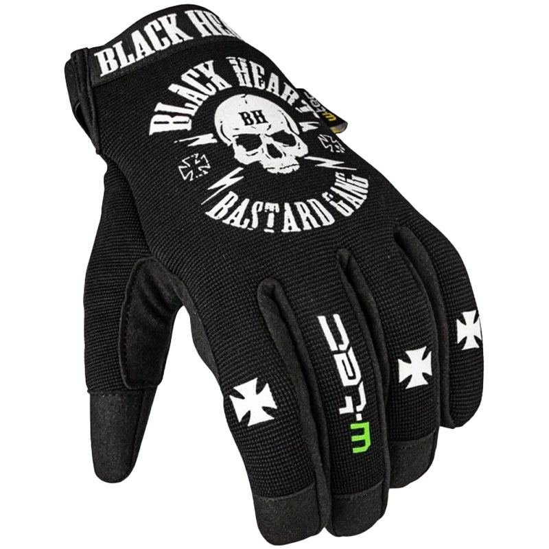 Rukavice na chopper Black Heart W-TEC Radegester čierne