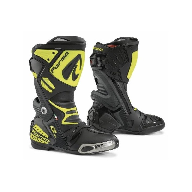 Vysoké čižmy na motocykel Forma Ice Pro čierno-fluorescenčno žlté výpredaj
