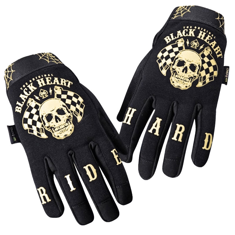 Rukavice na chopper Black Heart W-TEC Starter čierne