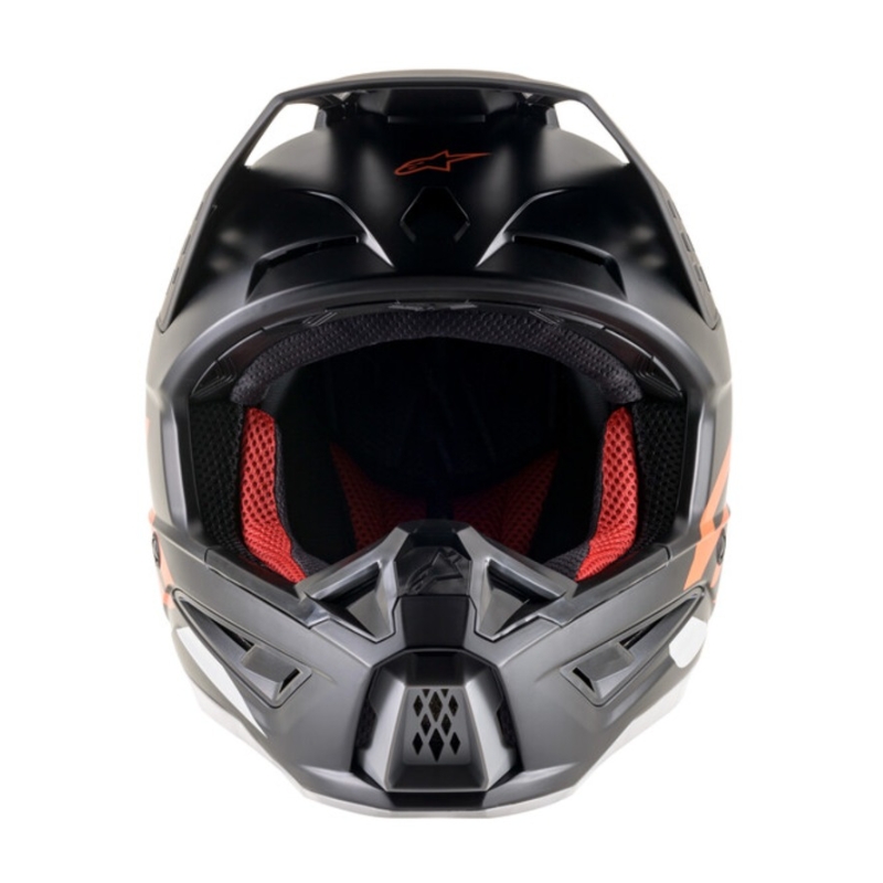 Motokrosová prilba Alpinestars S-M5 Compass čierno-fluorescenčno oranžová