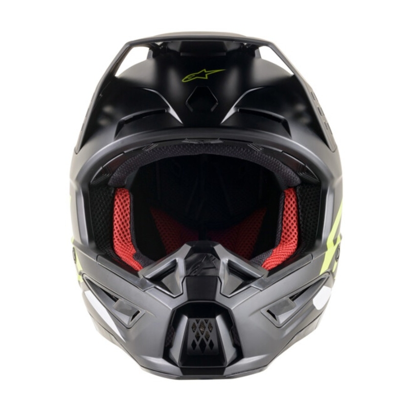 Motokrosová prilba Alpinestars S-M5 Compass čierno-fluorescenčno žltá