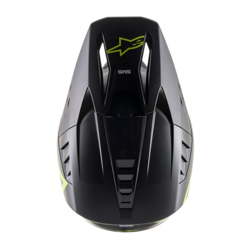 Motokrosová prilba Alpinestars S-M5 Compass čierno-fluorescenčno žltá