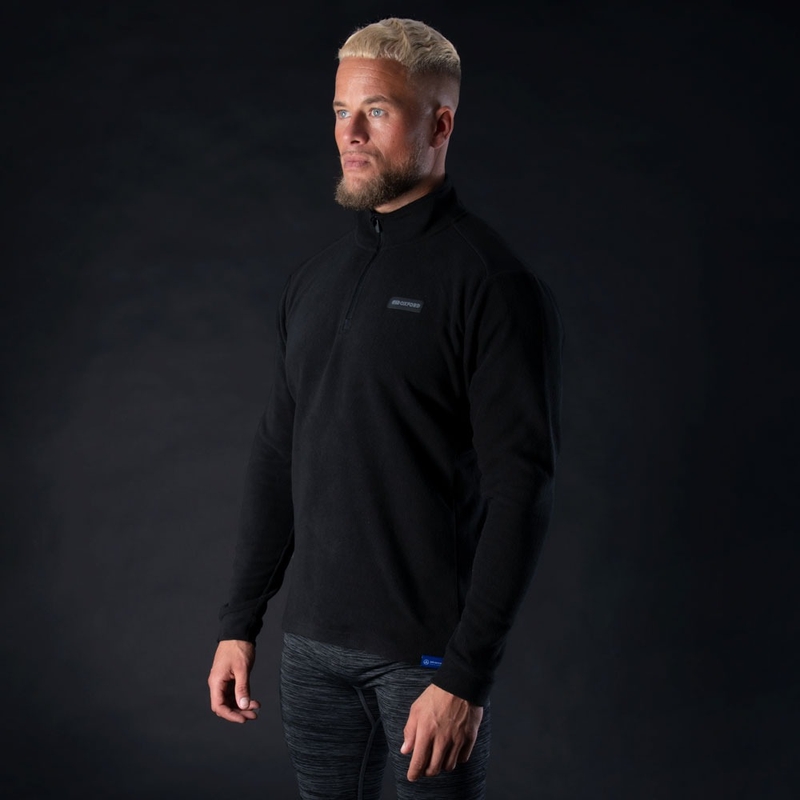 Termovložka do bundy Oxford Advanced Micro Fleece 1/2 Neck čierna
