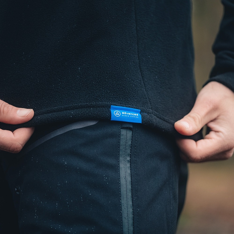Termovložka do bundy Oxford Advanced Micro Fleece 1/2 Neck čierna