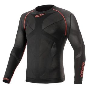 Termo triko s dlhým rukávom Alpinestars Ride Tech Summer čierno-červené