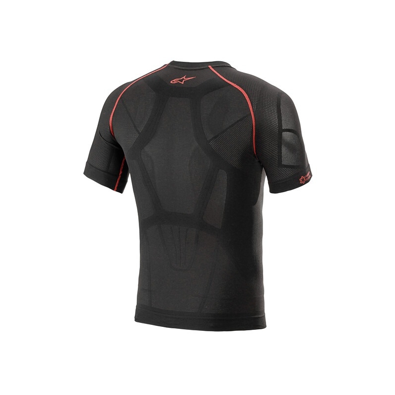 Termo triko s krátkym rukávom Alpinestars Ride Tech Summer čierno-červené