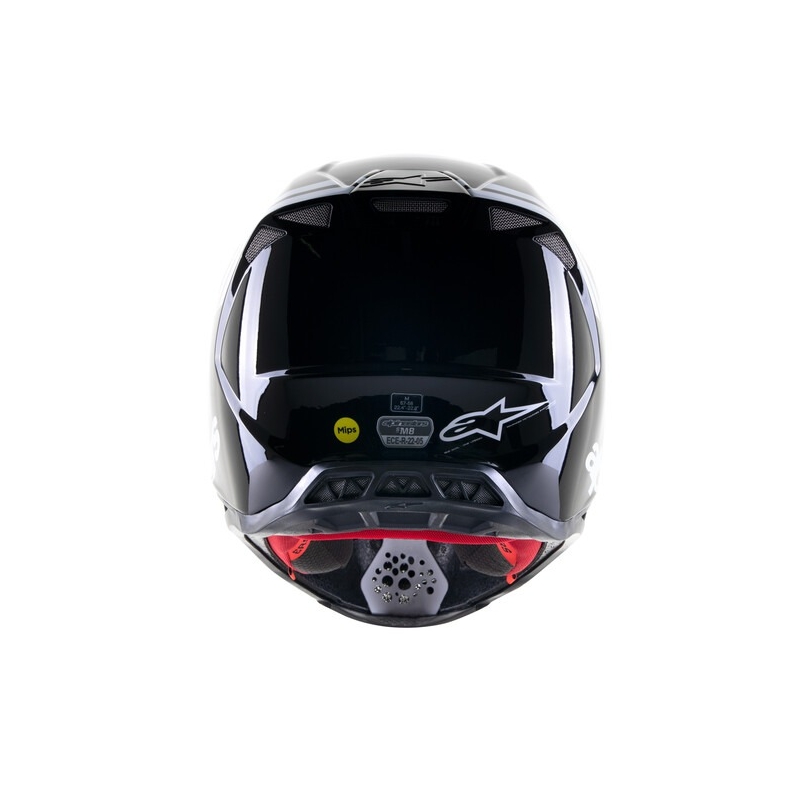 Motokrosová prilba Alpinestars Supertech S-M8 Radium 2 čierno-biela