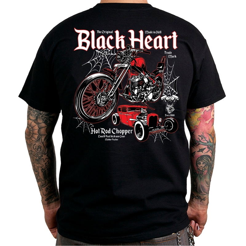 Pánske tričko Black Heart Hot Rod Chopper výpredaj
